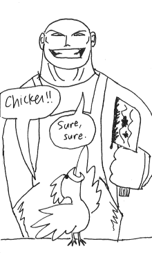 Chickenvsbutcher