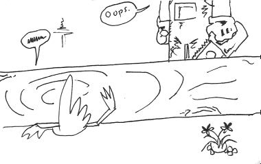 Chickenvslumberjack